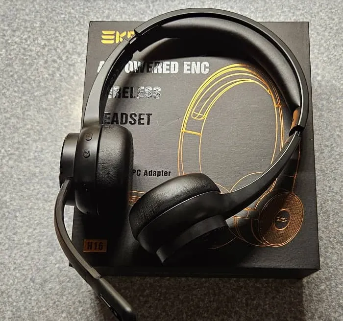 Eksatelecom H16 Bluetooth ワイヤレス Enc ヘッドセット レビュー 音楽