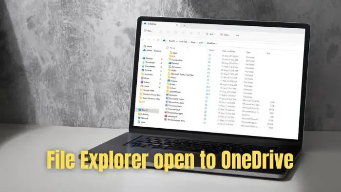 abra o File Explorer no OneDrive