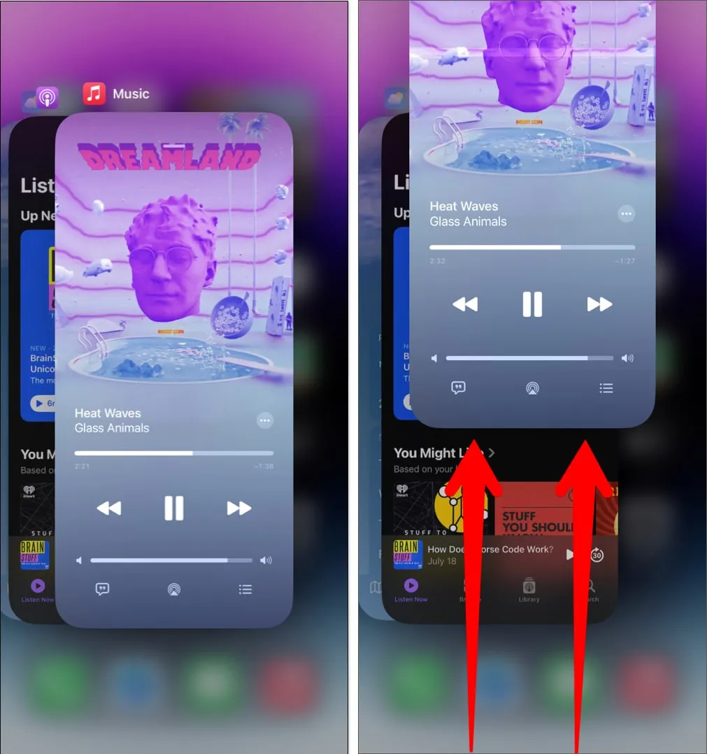 Forceer de Apple Music-app
