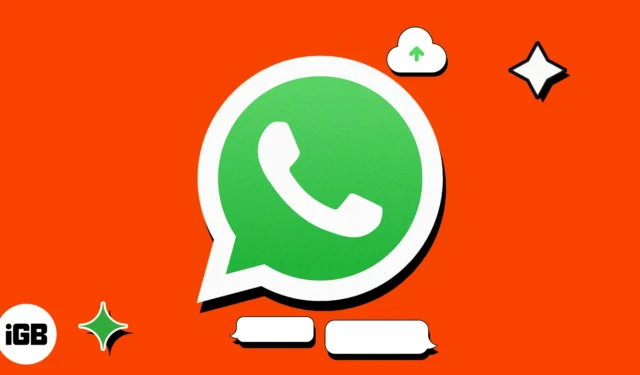 So sichern Sie WhatsApp-Nachrichten auf dem iPhone