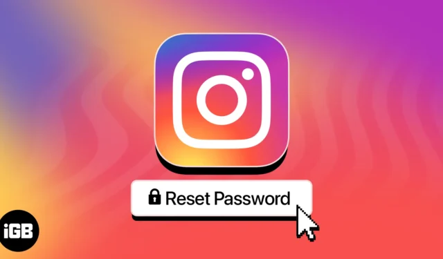 Hoe het Instagram-wachtwoord op de iPhone te wijzigen of opnieuw in te stellen