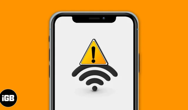 Wi-Fi werkt niet op iPhone in iOS 17? 10 manieren om het te repareren!