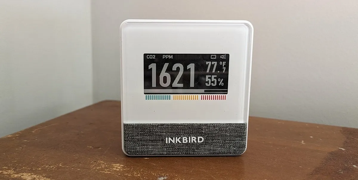Alarme do monitor de qualidade do ar Inkbird