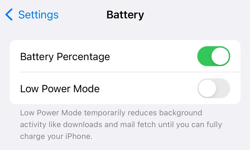 iPhone Low Power-modus - Stand-by werkt niet op uw iPhone