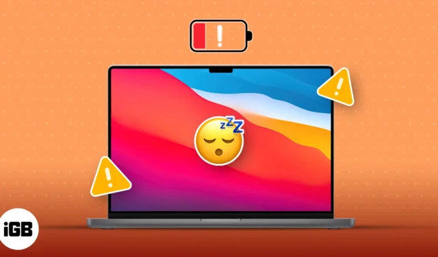 La batterie du MacBook se décharge en mode veille ? 9 façons de résoudre ce problème !