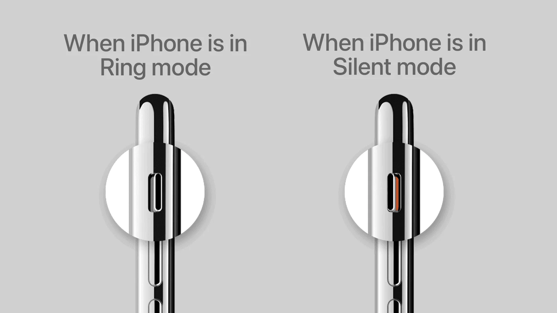 Zorg ervoor dat de iPhone niet stil is
