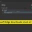 Microsoft Edge-downloads blijven steken op 100% [repareren]