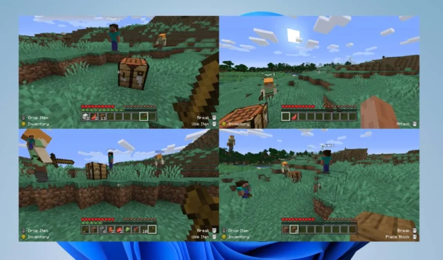 Minecraft não permite tela dividida? Como ativá-lo