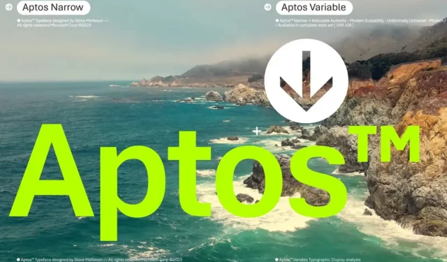 Microsoft Office-apps krijgen een nieuw standaard Aptos-lettertype en -thema’s