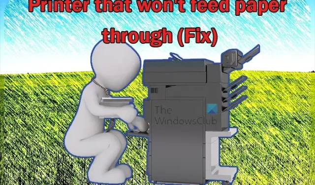 Repareer een printer die geen papier doorvoert