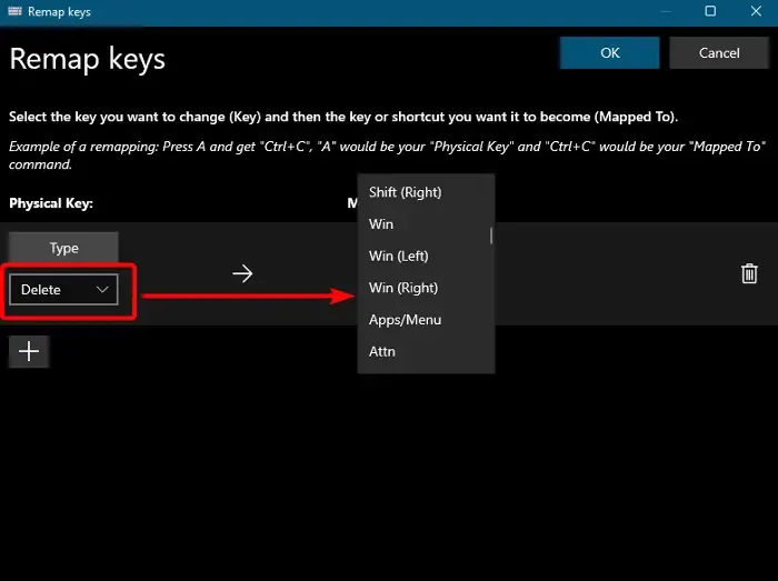 La clave Eliminar no funciona en Windows 11/10