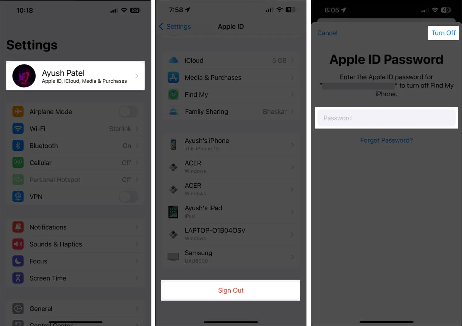 Cerrar sesión en Apple ID desde tu iPhone