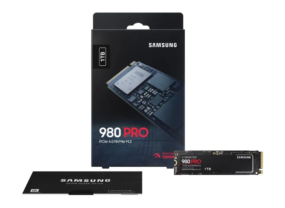 Unità SSD Samsung nella confezione