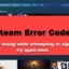 Correggi il codice errore Steam E87 mentre tenti di accedere