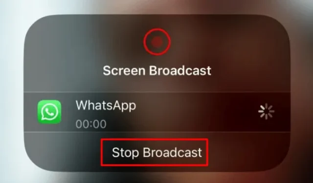 WhatsApp-Bildschirmfreigabe und Querformatmodus bei Videoanrufen