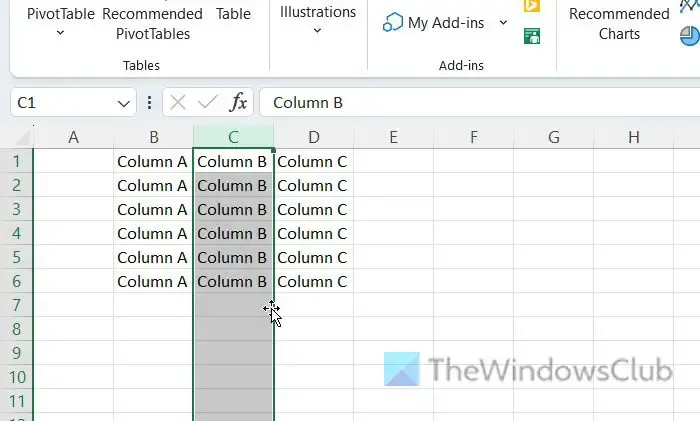 Como trocar colunas e linhas no Excel e no Planilhas Google