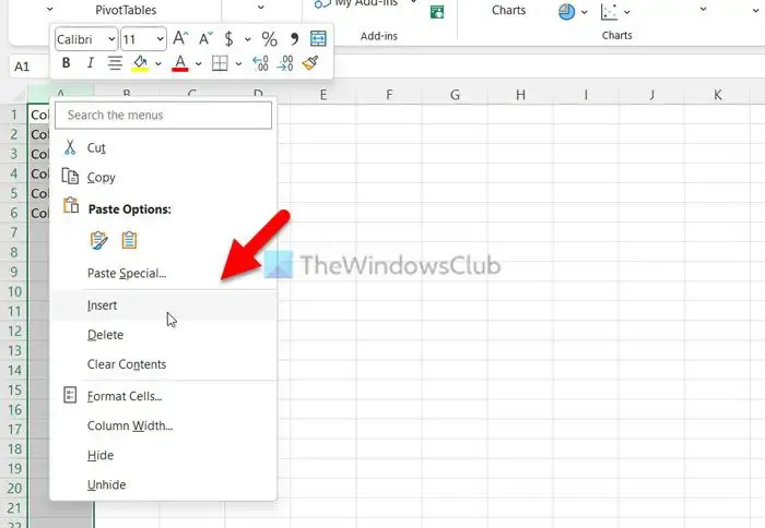 Como trocar colunas e linhas no Excel e no Planilhas Google