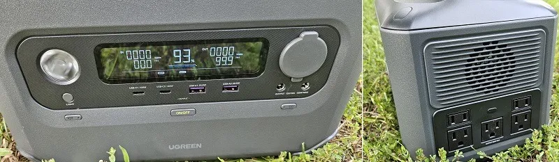 Ugreen Powerroam 600w ポータブル パワー ステーションのレビュー ポート