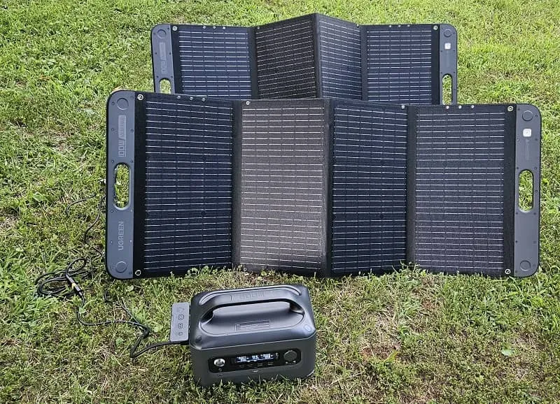 Ugreen Powerroam 600w Portable Power Station Review Opladen op zonne-energie