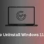Windows 11 23H2をアンインストールする方法