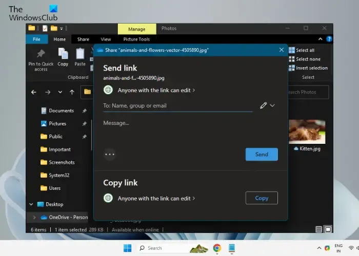 Senden Sie eine Datei aus dem Windows Explorer per E-Mail