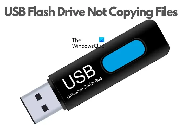 La clé USB ne copie pas les fichiers