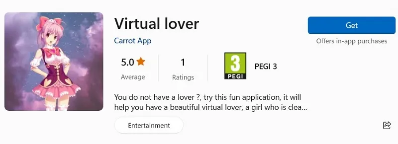 amante virtual