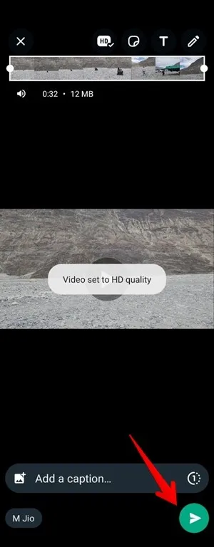 Invio video HD di Whatsapp