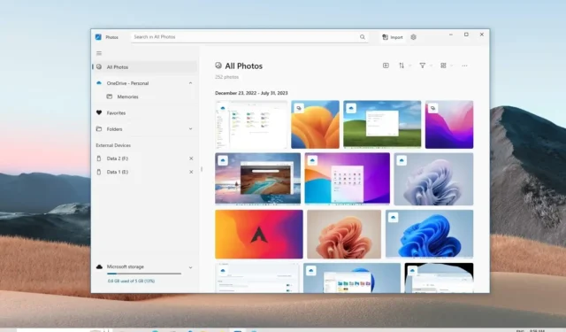 Windows 10 獲得專為 Windows 11 設計的新照片應用程序