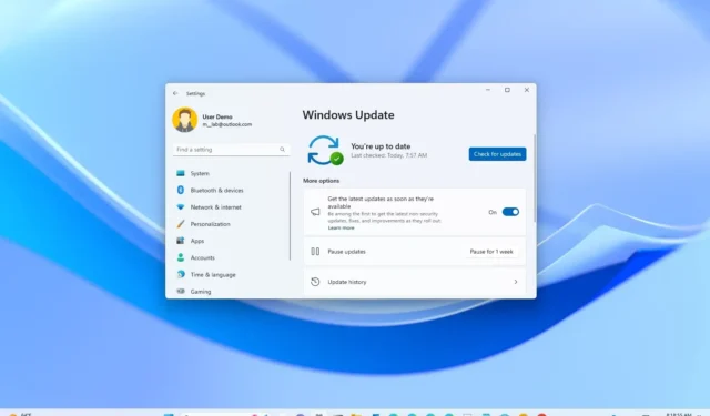 So aktivieren Sie die Vorschau nicht sicherheitsrelevanter Updates unter Windows 11