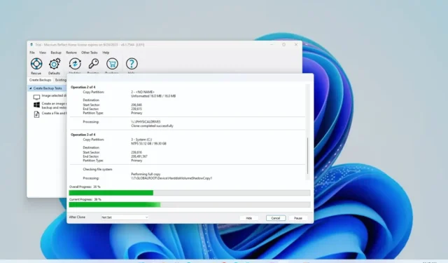 Comment cloner un disque dur Windows 11 sur SSD avec Macrium Reflect