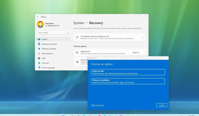 Windows 11 opnieuw installeren (gemakkelijke manier)
