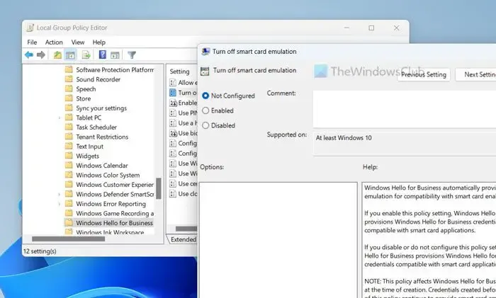 Windows Hello for Business funktioniert nicht mehr