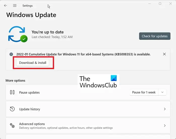 Windows 11-updates