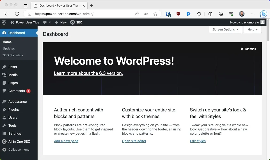 Wordpress-Backend