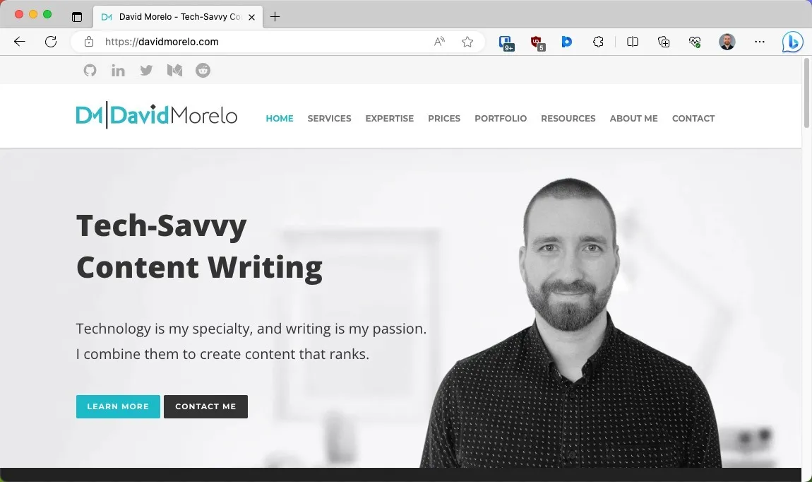 Sitio web de WordPress