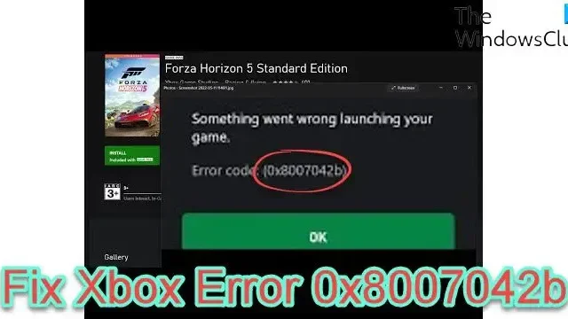 修復啟動遊戲時的 Xbox 錯誤 0x8007042b