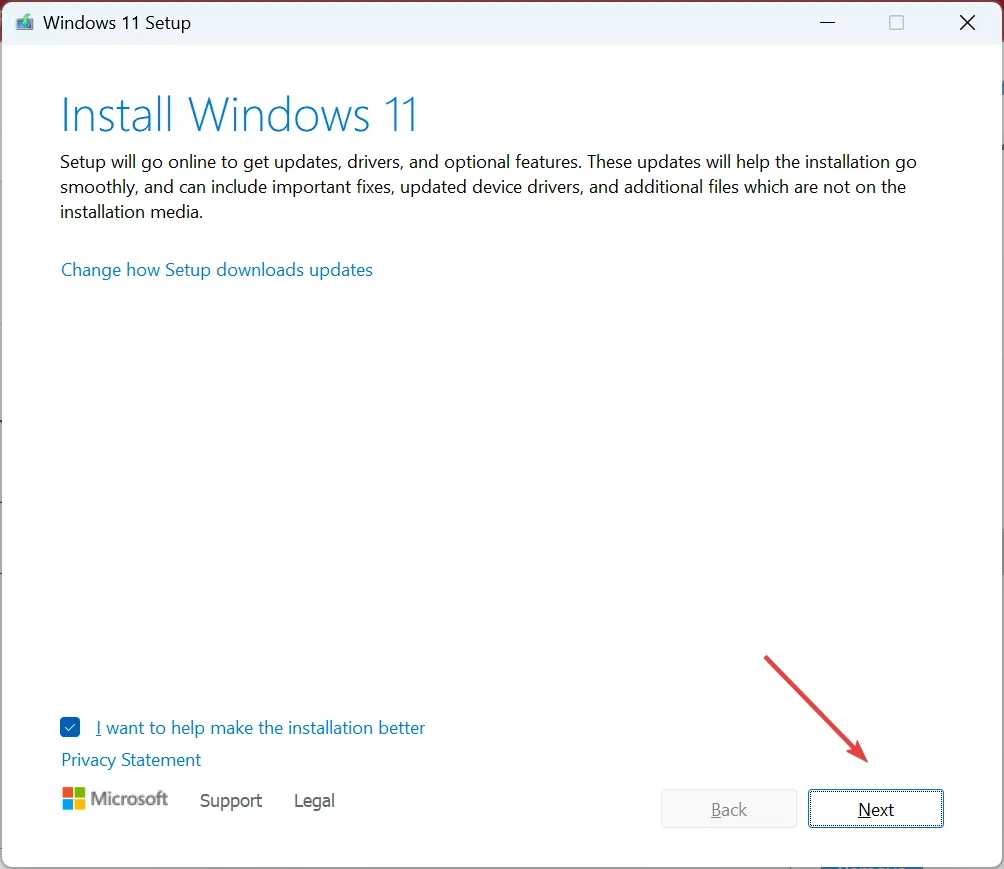 atualização local para corrigir o Windows 11 Explorer em foco