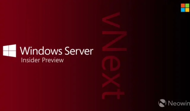 Windows Server vNext build 25951 voor Windows Insiders is nu beschikbaar