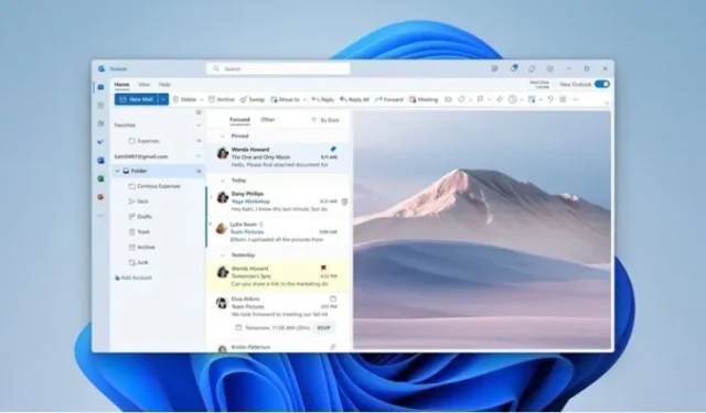 Microsoft は、新しい Outlook for Windows のリリースに関するアップデートを提供します