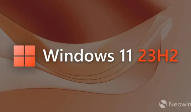 Microsoft kündigt Windows 11 Version 23H2 an, die am 26. September erscheinen wird