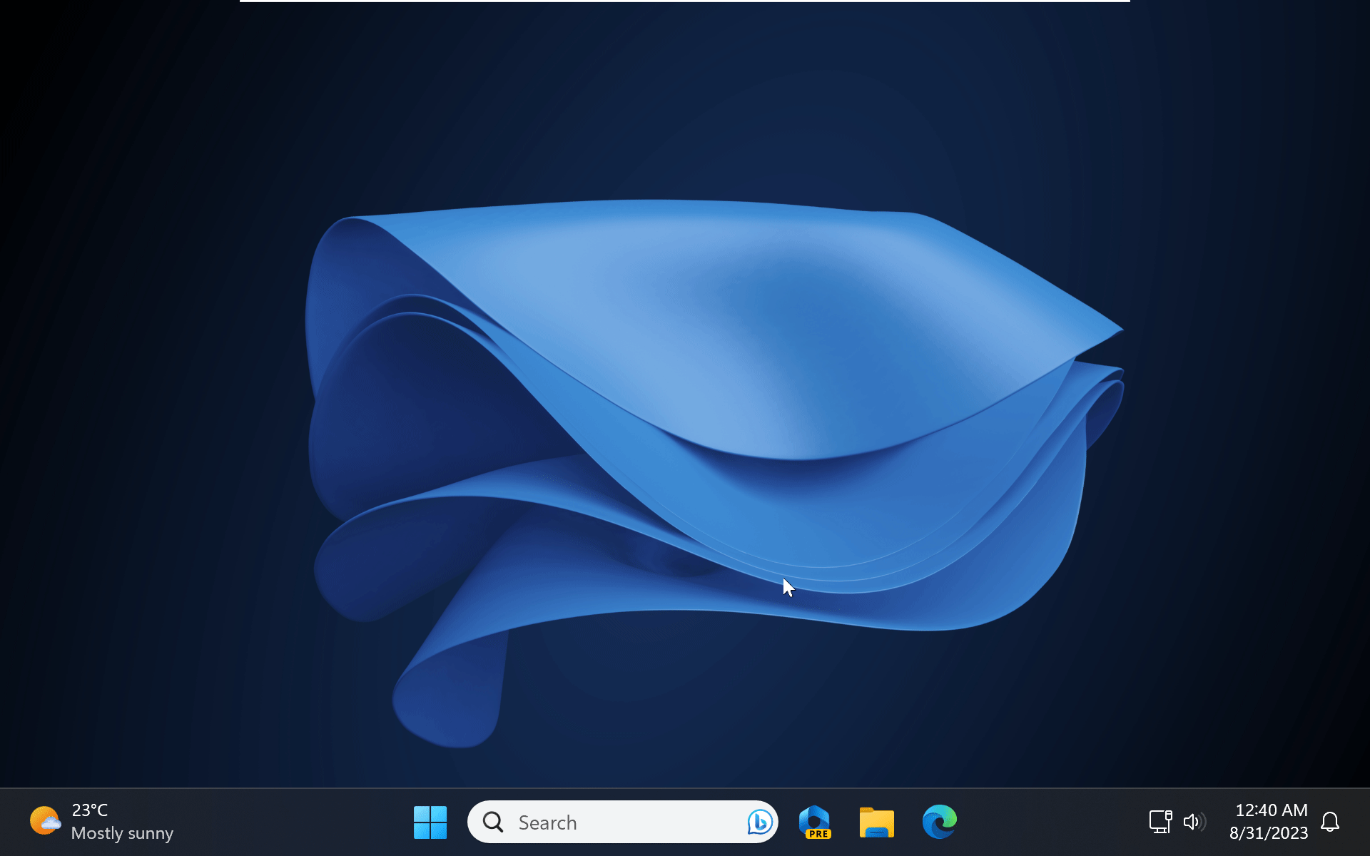 Windows 11 23H2 の仮想デスクトップの更新を示す GIF