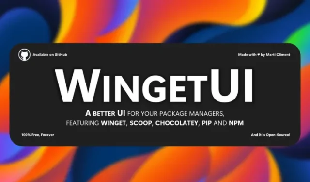 WingetUI krijgt aangepaste bronnen, filtering, prestatieverbetering, Defender-blokpreventie