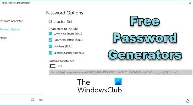 Kostenlose Passwortgeneratoren für Windows-PCs