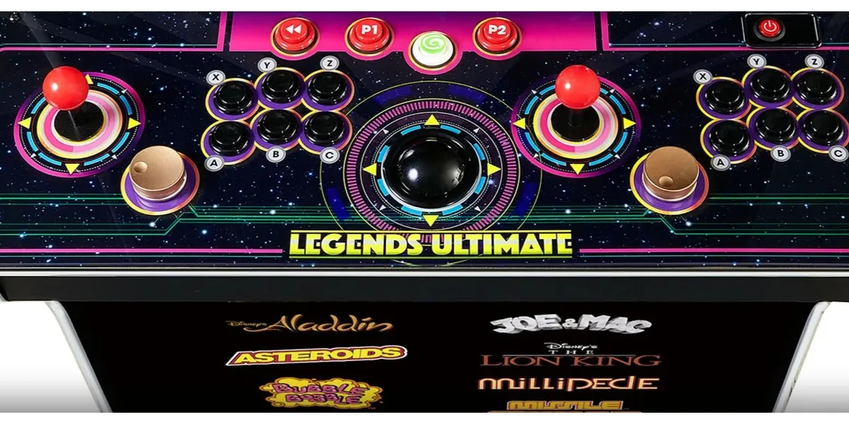 Controles de leyendas arcade