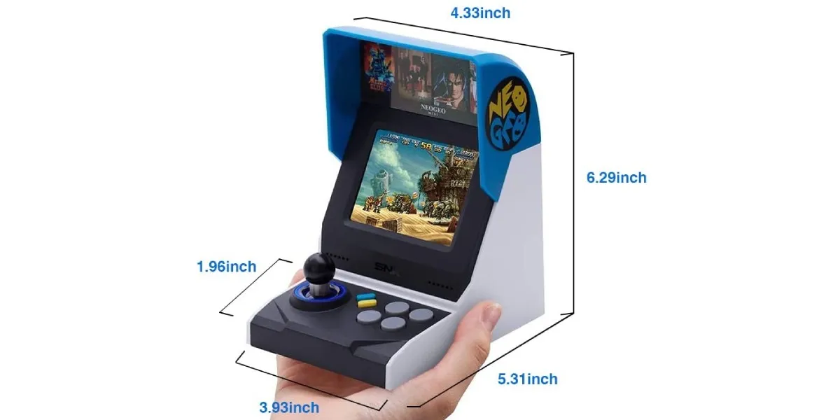 Mesures pour Neo Geo Mini