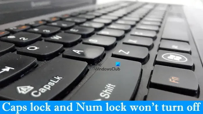 Caps Lock en Num Lock kunnen niet worden in- of uitgeschakeld [repareren]