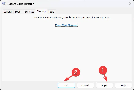Abrir el Administrador de tareas La barra espaciadora, Intro y Retroceso no funcionan en Windows 11