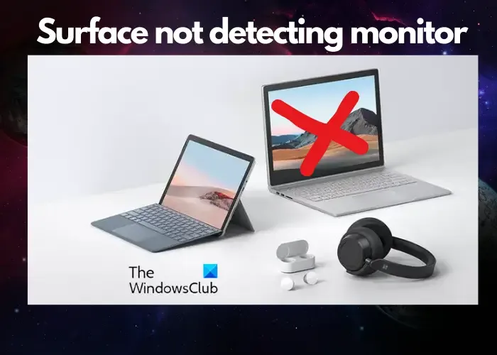 Surface detecteert geen monitor via Dock