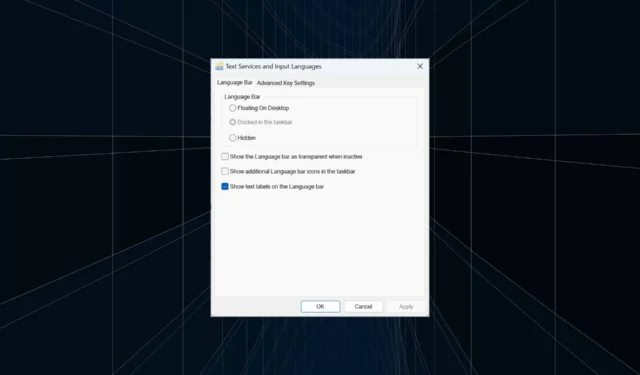 Oplossing: vastgezet in de taakbalkoptie, grijs weergegeven in Windows 11